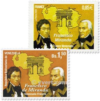2009 - Emissão conjunta-França-Venezuela