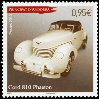 nr 737 -Stamp Andorra Mail