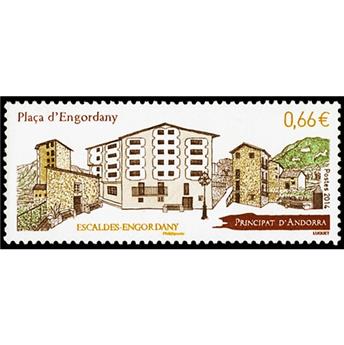 n° 754 - Timbre Andorre Poste