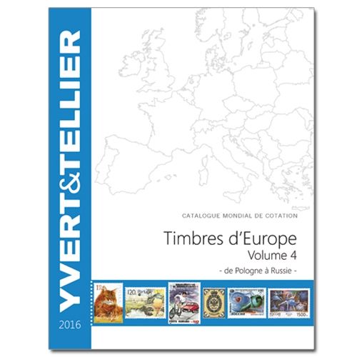 EUROPE Volume 4 - 2016 (Catalogue des timbres des pays d´Europe de P à R) EUROPE Volume 4 - 2016 (Catalogue des timbres des pays d´Europe de P à R)