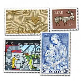 IRLANDE : pochette de 200 timbres (Oblitérés)