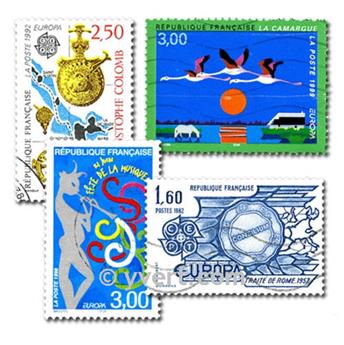 EUROPA CEPT : pochette de 200 timbres (Oblitérés)