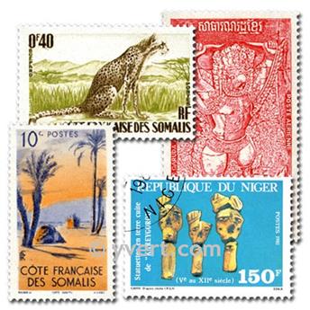 COMMUNAUTE FRANCAISE : pochette de 300 timbres (Oblitérés)