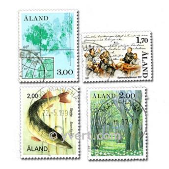 ALAND : pochette de 10 timbres (Oblitérés)