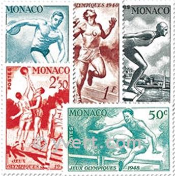 nr. 319/323 -  Stamp Monaco Mail