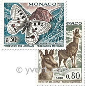 n° 809/814 -  Timbre Monaco Poste