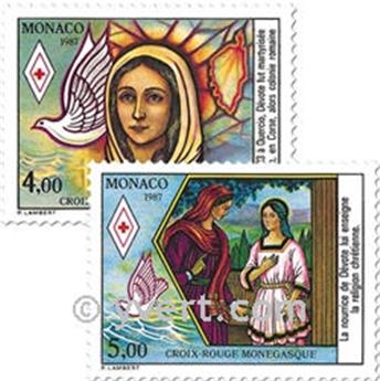 nr. 1594/1595 -  Stamp Monaco Mail