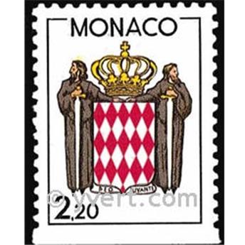 n° 1613 -  Selo Mónaco Correios