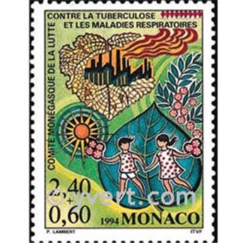 n° 1931 -  Selo Mónaco Correios