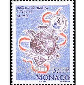 n° 2498 -  Selo Mónaco Correios