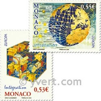 n° 2542/2543 -  Timbre Monaco Poste