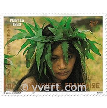 n° 205/207 -  Selo Polinésia Correios