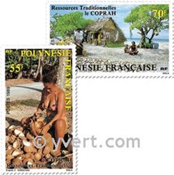 n° 326/327 -  Timbre Polynésie Poste