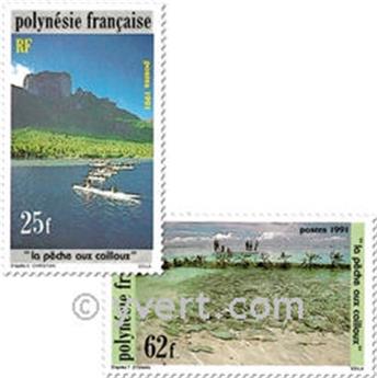 n° 390/392 -  Timbre Polynésie Poste