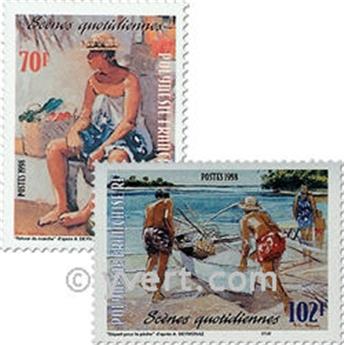 n° 574/577 -  Selo Polinésia Correios