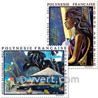 nr. 55/59 -  Stamp Polynesia Air Mail