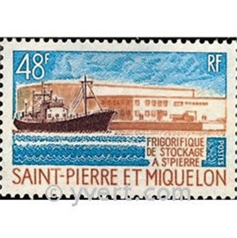 n.o 406 -  Sello San Pedro y Miquelón Correos
