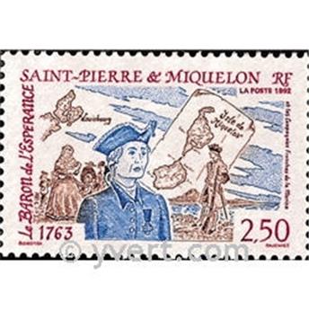 n.o 570 -  Sello San Pedro y Miquelón Correos