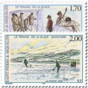 n° 672/673 -  Timbre Saint-Pierre et Miquelon Poste