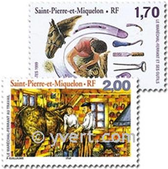 n° 689/690 -  Timbre Saint-Pierre et Miquelon Poste