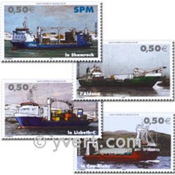 n° 823/826 (BF 10) -  Timbre Saint-Pierre et Miquelon Poste