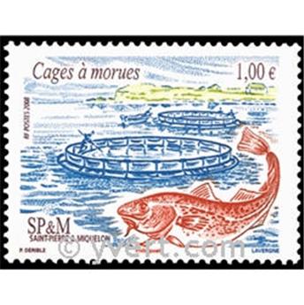 n° 913 -  Timbre Saint-Pierre et Miquelon Poste