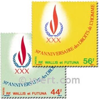 n° 224/225  -  Selo Wallis e Futuna Correios