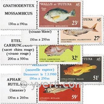 n° 259/263f (feuille) -  Timbre Wallis et Futuna Poste