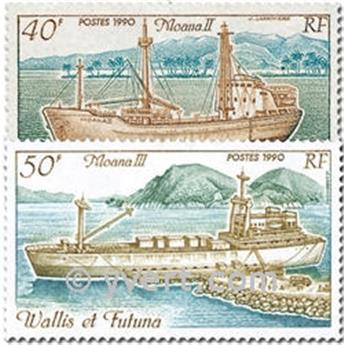n° 400/401  -  Selo Wallis e Futuna Correios